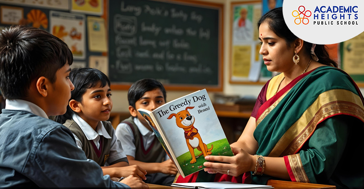The Greedy Dog with Bread