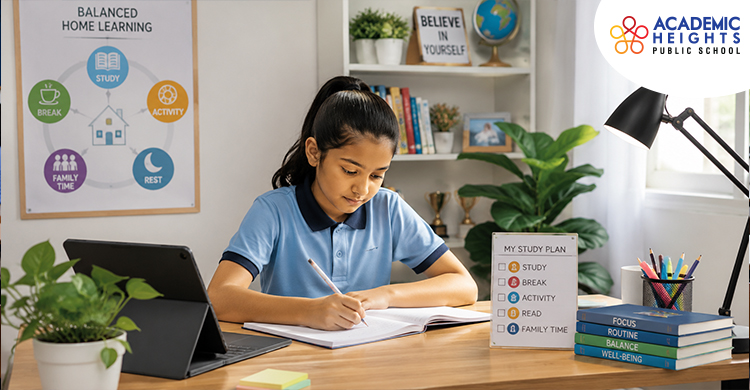 A supportive home environment encourages learning and overall development. Parents creating a balanced home learning environment for children