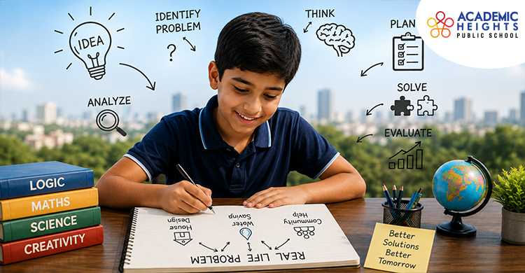 Mastering maths word problems builds confidence and critical thinking. Student confidently solving maths word problems with improved skills